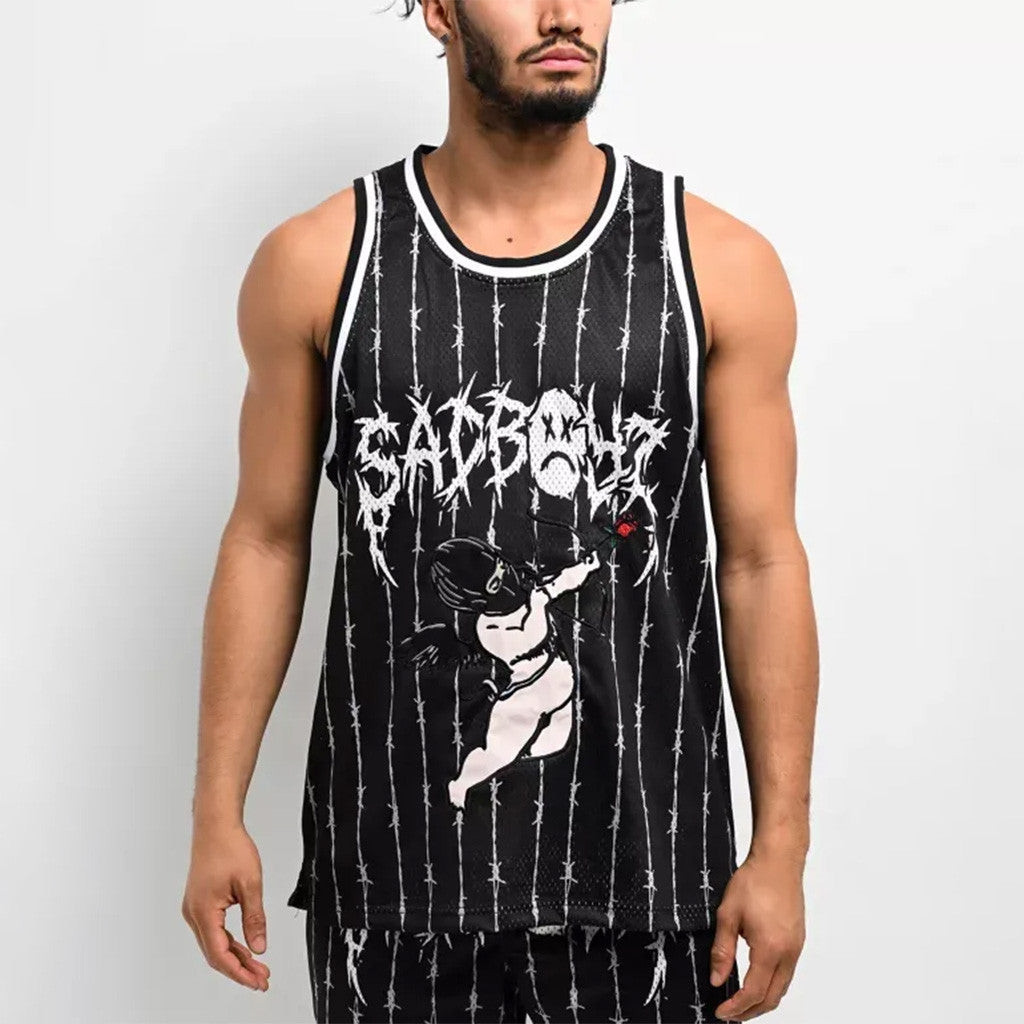 Junior H Sad Boyz Merch Sad Boyz Arrows Black Basketball Jersey Best Friends Gifts Junior H Sad Boyz Merch Sad Boyz Arrows Black Basketball Jersey Best Friends Gifts