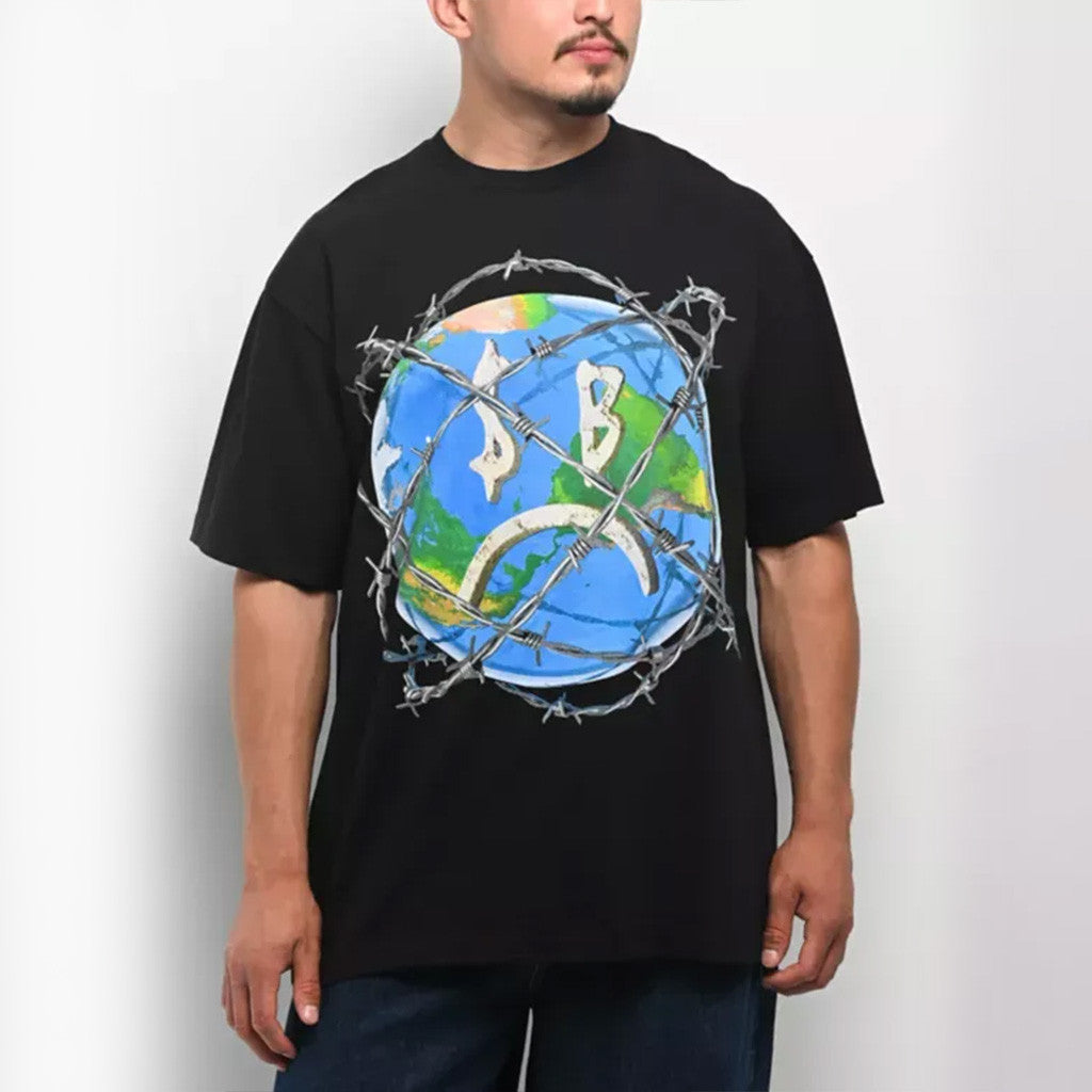 Junior H Sad Boyz Merch Sad Boyz Barbed Wire World Black T-Shirt Best Gifts For Him Junior H Sad Boyz Merch Sad Boyz Barbed Wire World Black T-Shirt Best Gifts For Him