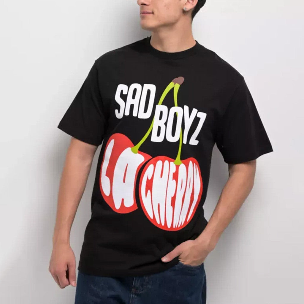 Junior H Sad Boyz Merch Sad Boyz La Cherry Black T-Shirt Gifts For Dudes Junior H Sad Boyz Merch Sad Boyz La Cherry Black T-Shirt Gifts For Dudes