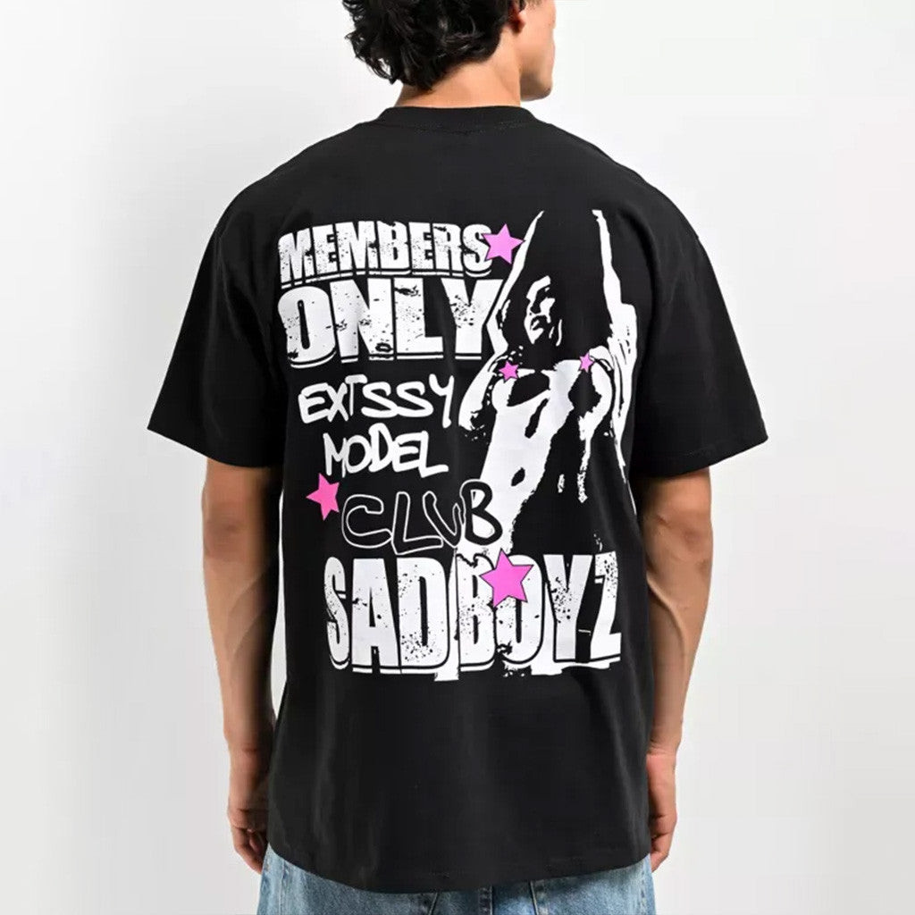 Junior H Sad Boyz Merch Sad Boyz Members Only Black T-Shirt Best Gifts For Boyfriend Junior H Sad Boyz Merch Sad Boyz Members Only Black T-Shirt Best Gifts For Boyfriend