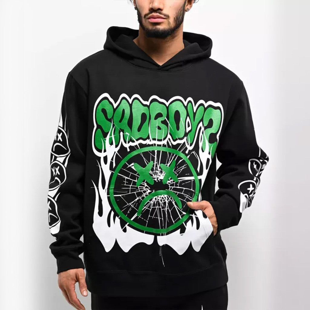 Junior H Sad Boyz Merch Sad Boyz Web Black Hoodie Gifts For Boyfriend Junior H Sad Boyz Merch Sad Boyz Web Black Hoodie Gifts For Boyfriend