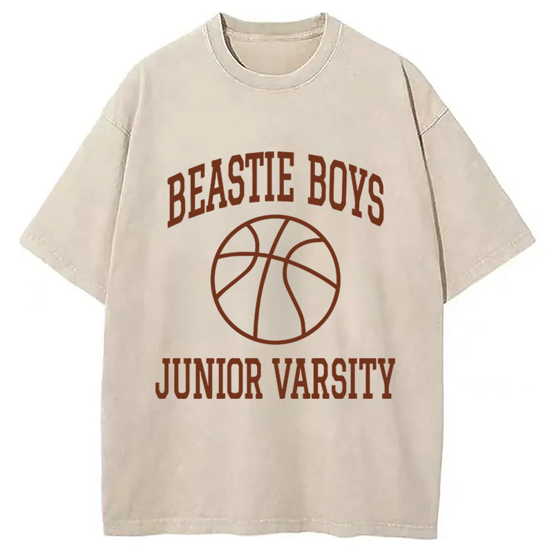 Junior Varsity Beastie Boys Hiphop Washed T-Shirt Trendy Everyday Casual Outfit Gifts For Best Friend