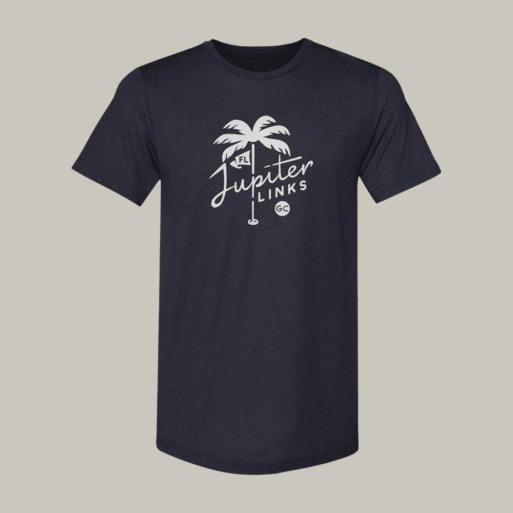 Jupiter Links Golf Club Palm Wordmark T-Shirt TGL Golf Outfit Unique Gift For Sport Players