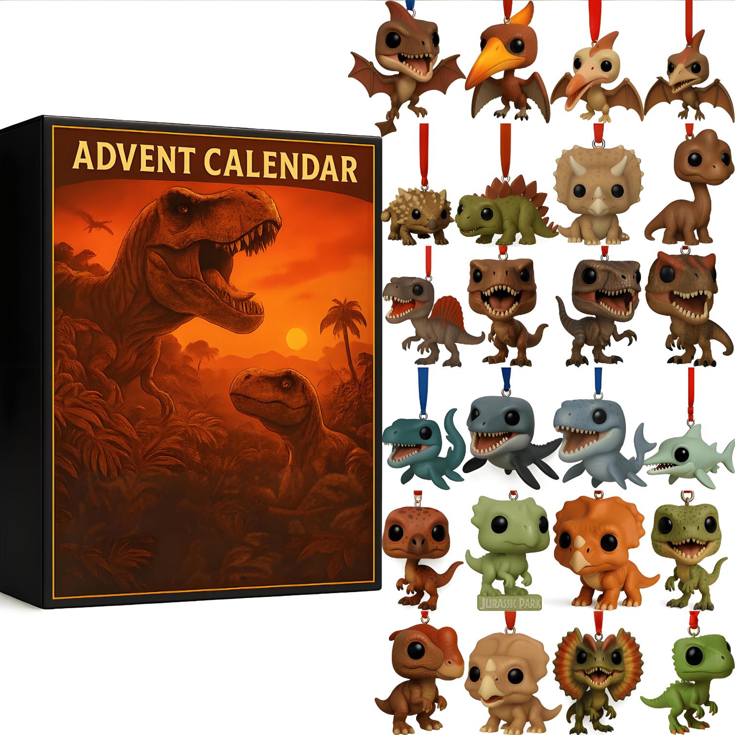Jurassic Park 2025 Advent Calendar Christmas Countdown Xmas Gifts For Dinosaur Lovers