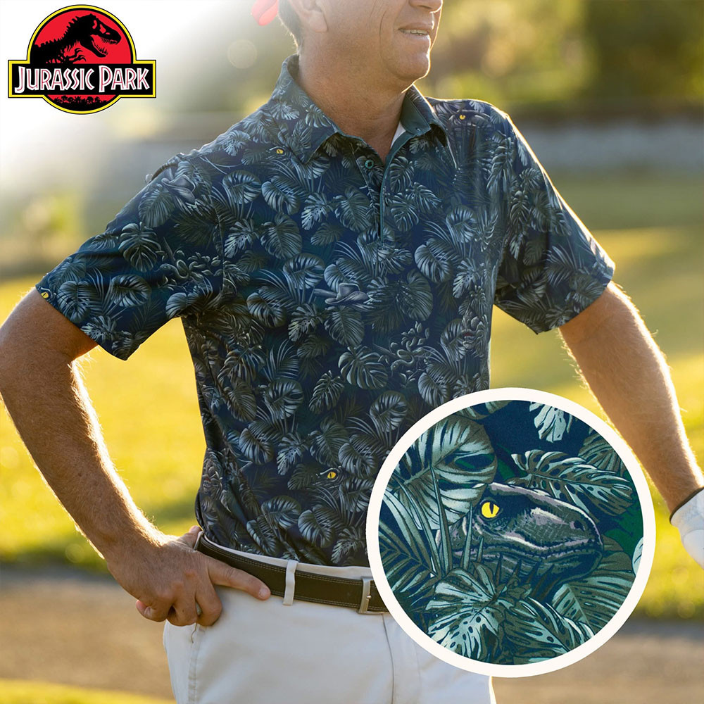 Jurassic Park Clever Girl Button Down Shirt Aloha Hawaiian Shirt Gifts For Him