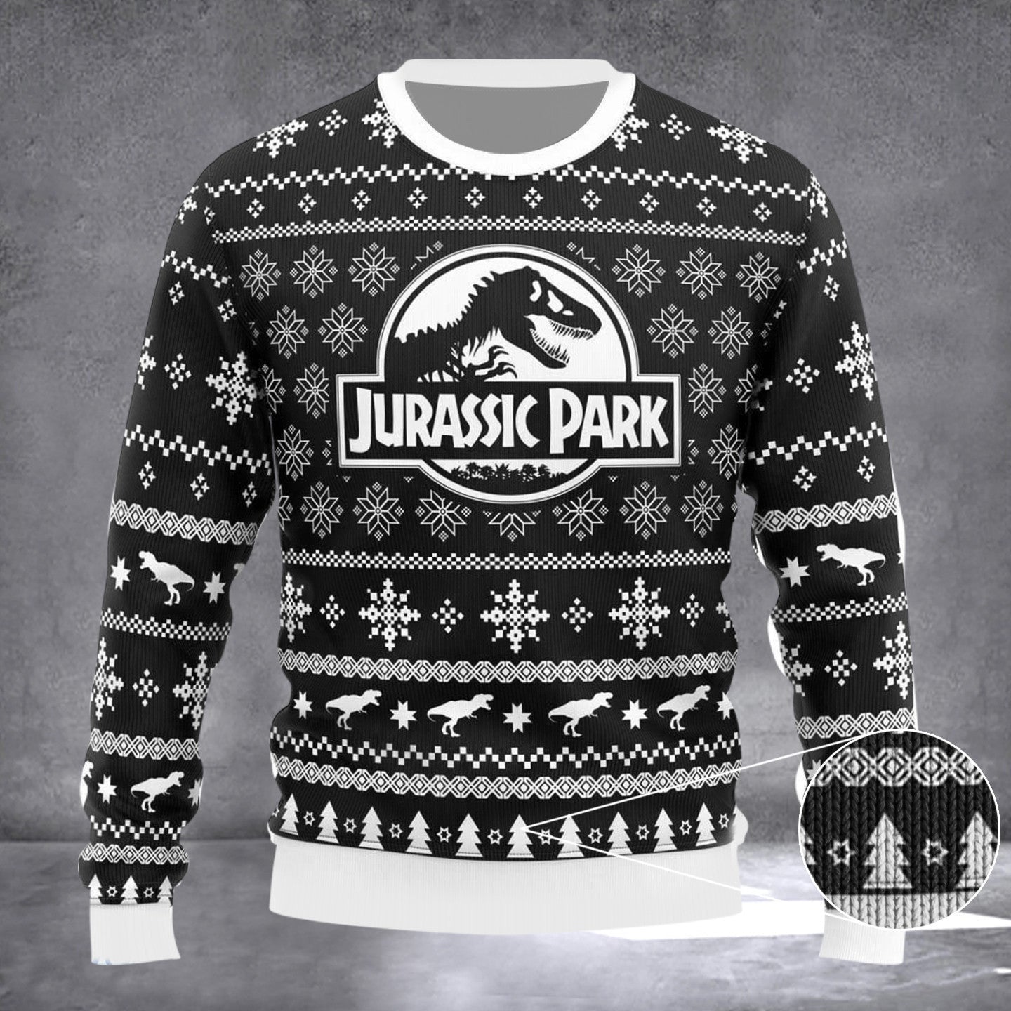 Jurassic Park Skeleton Ugly Xmas Sweater Funny Dinosaur Christmas Sweater Gifts For Him Her Jurassic Park Skeleton Ugly Xmas Sweater Funny Dinosaur Christmas Sweater Gifts For Him Her