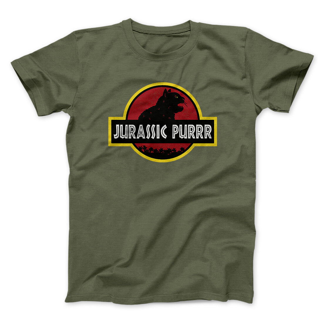 Jurassic Purr Funny Movie Unisex T-Shirt Gift For Dudes