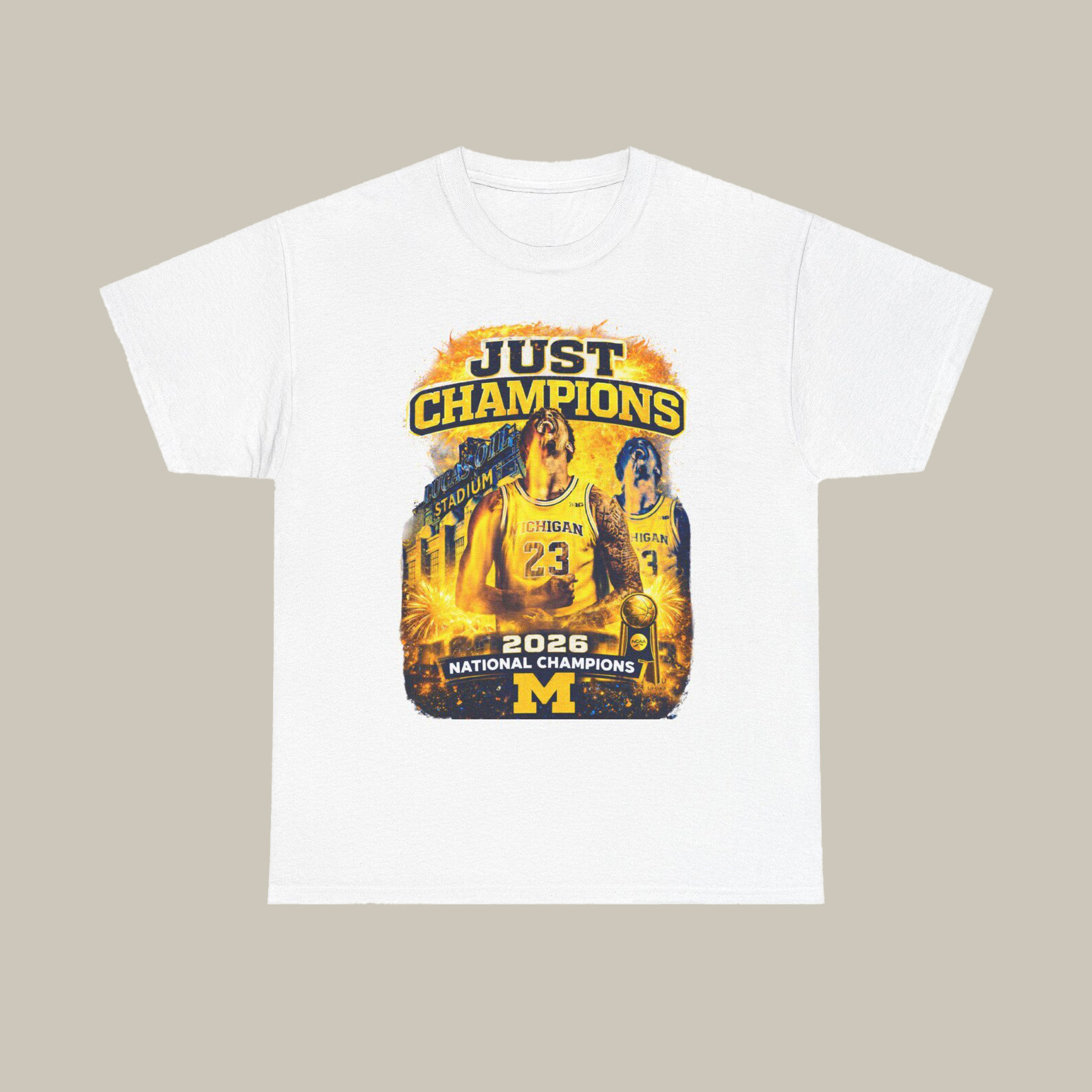 Just Champions Basketball T-Shirt Michigan National Championships Clothing Unique Fan Gift