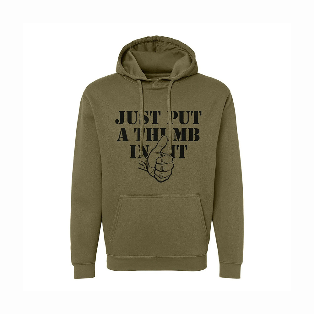 Just Put A Thumb In It Kentucky Ballistics Hoodie Kentucky Ballistics Apparel Cool Gift For Fans