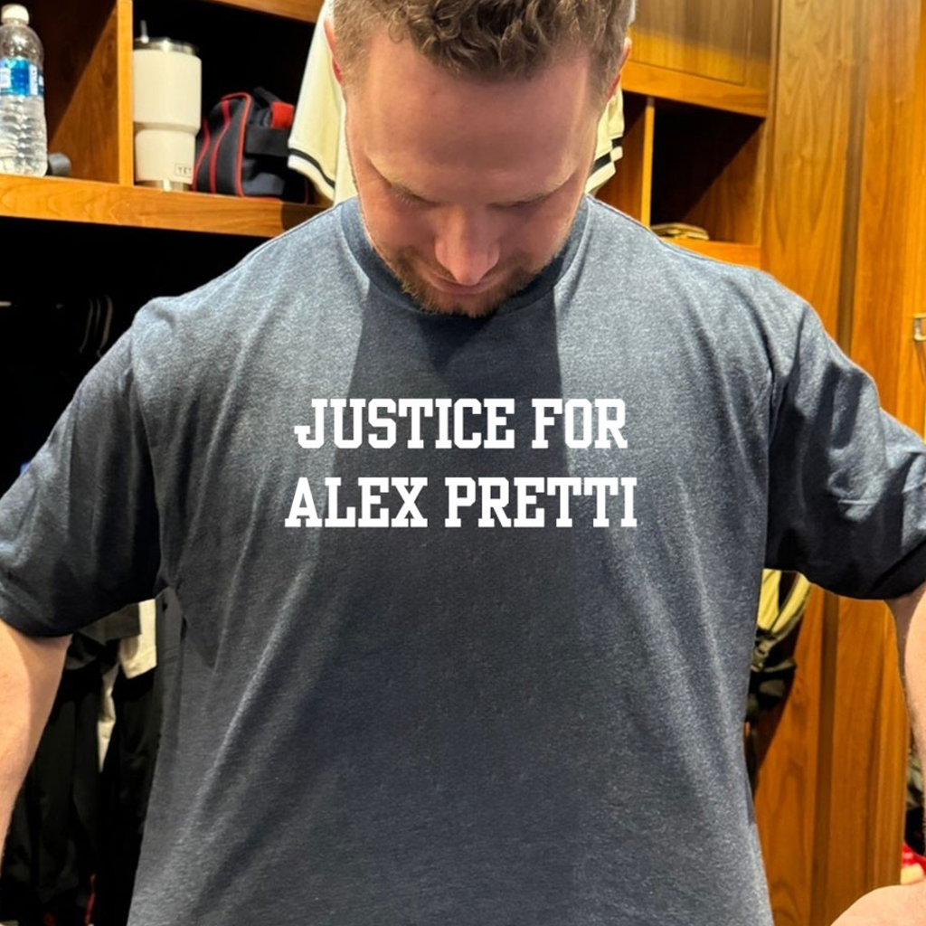 Justice For Alex Pretti Gun Violence T-Shirt Human Rights Shirt No King Merch