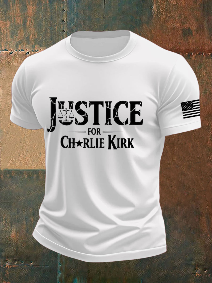 Justice For Charlie Kirk T-Shirt 1993 2025 Charlie Kirk Commemorative Apparel Gifts