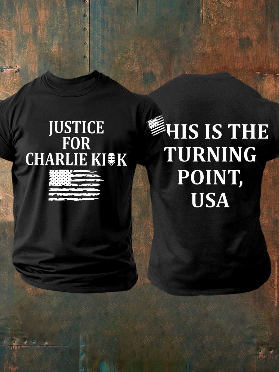 Justice For Charlie Kirk T-Shirt This Is The Turning Point USA Merchandise Gifts Justice For Charlie Kirk T-Shirt This Is The Turning Point USA Merchandise Gifts