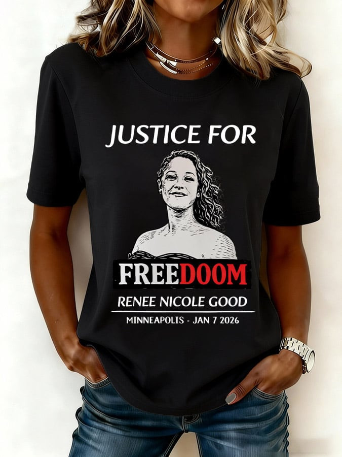 Justice For Freedom Renee Nicole Good T-Shirt Minneapolis ICE Shooting Clothes