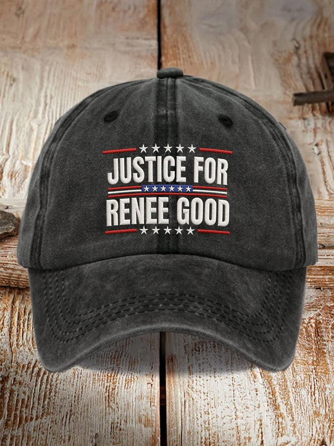 Justice For Renee Good Hat Anti MAGA Baseball Cap Gifts For Protesters