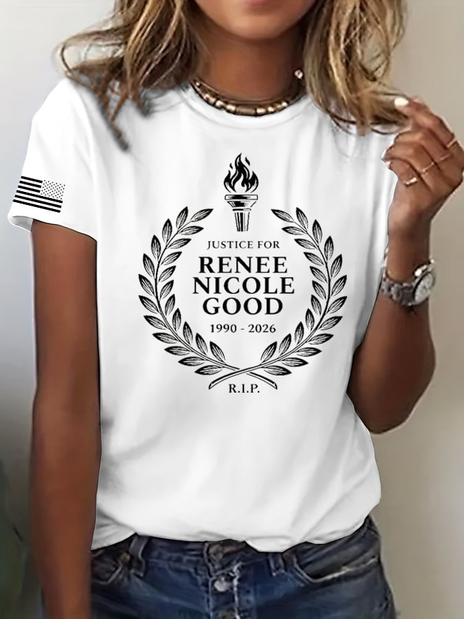 Justice For Renee Nicole Good 1990 2026 T-Shirt Renne Renne Tribute Gifts