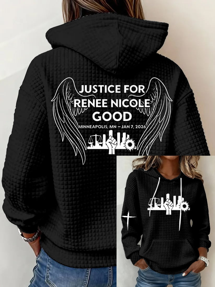 Justice For Renee Nicole Good Hoodie Abolish ICE Clothing Unique Gifts For Girlfriend