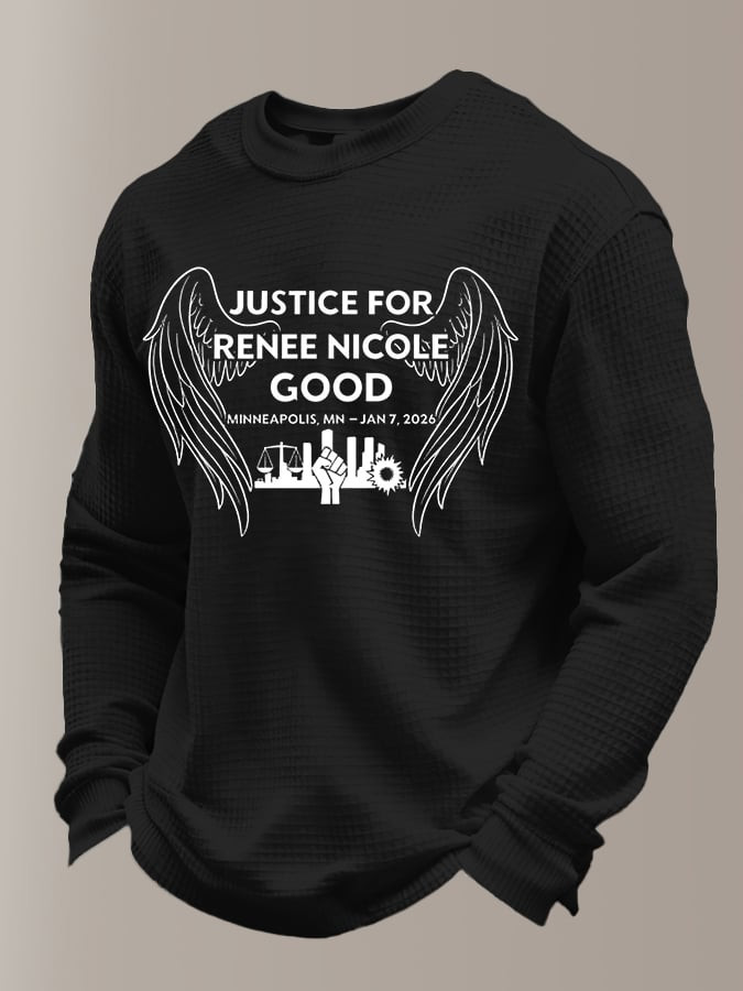 Justice For Renee Nicole Good Long Sleeve Shirt Abolish ICE Clothing Renee Tribute Gifts