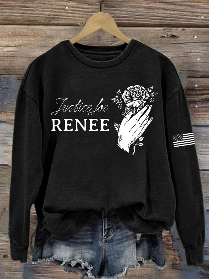 Justice For Renee Sweatshirt Renee Nicole Good Minneapolis Apparel Supporters Gifts