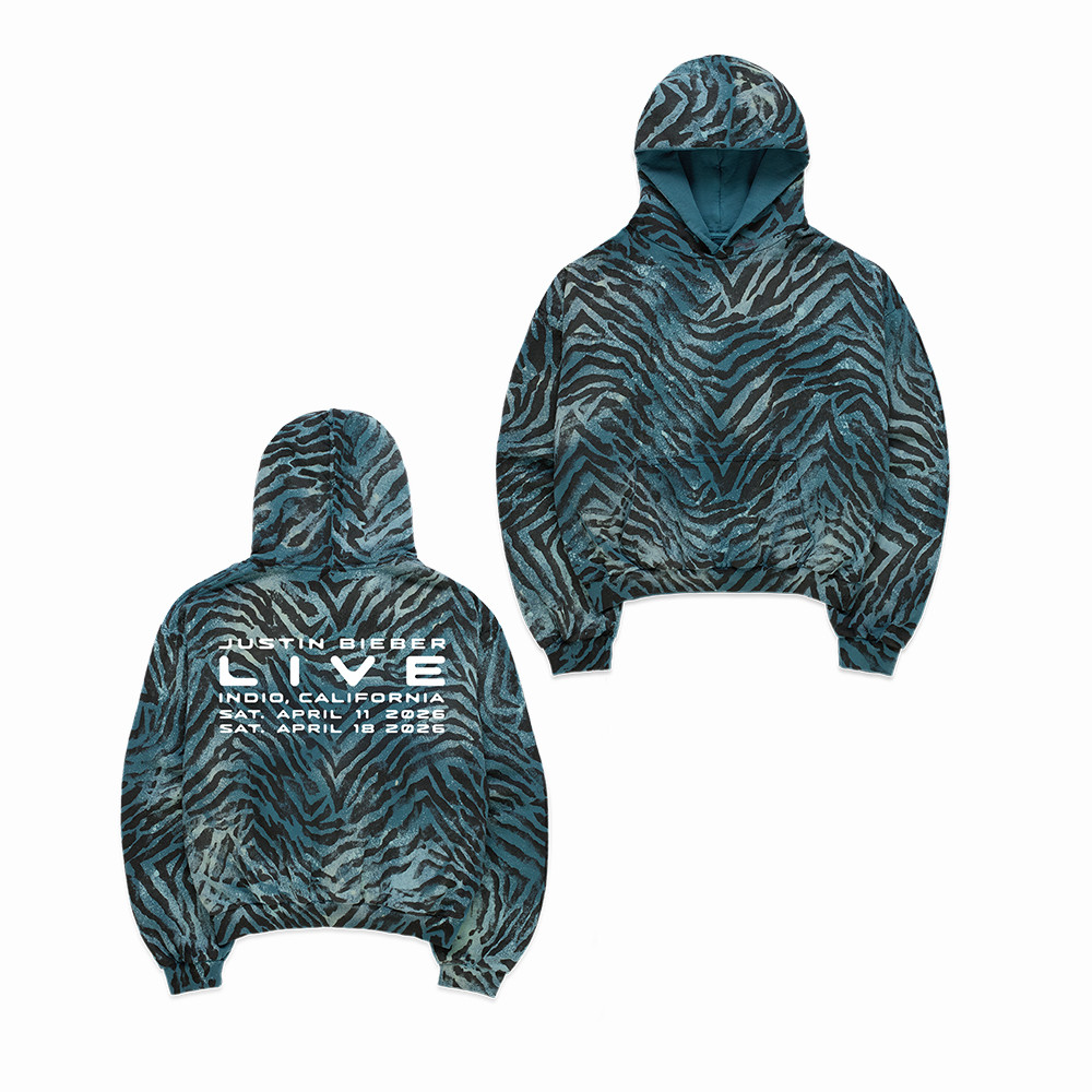 Justin Bieber Live Indio Hoodie Justin Bieber Coachella 2026 Merch Music Fan Gift For Her