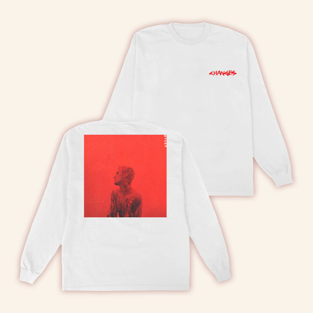 Justin Bieber Merch Changes Cover Long Sleeve T-Shirt Gift Ideas For Him Justin Bieber Merch Changes Cover Long Sleeve T-Shirt Gift Ideas For Him