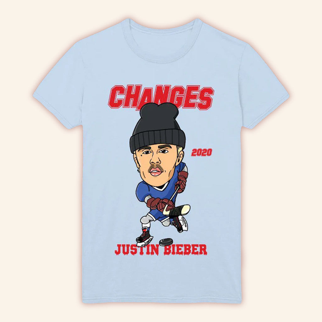 Justin Bieber Merch Changes Hockey Doodle T-Shirt Unique Gift For Him Justin Bieber Merch Changes Hockey Doodle T-Shirt Unique Gift For Him