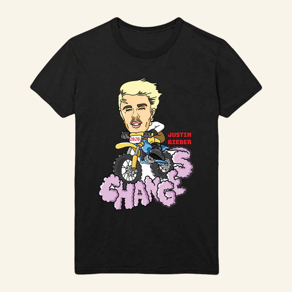 Justin Bieber Merch Changes Motocross Doodle T-Shirt Birthday Gift Ideas For Him Justin Bieber Merch Changes Motocross Doodle T-Shirt Birthday Gift Ideas For Him
