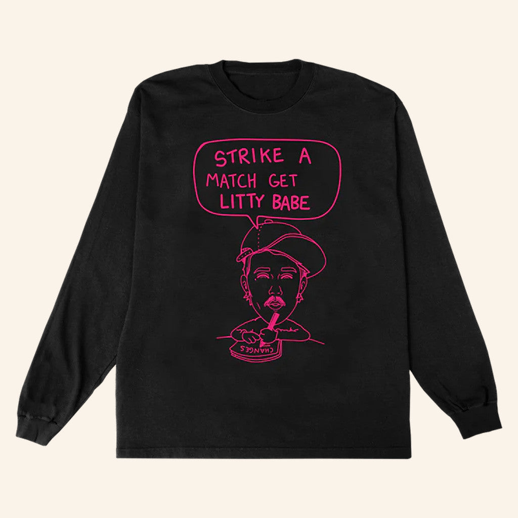 Justin Bieber Merch Light A Match Doodle Long Sleeve T-Shirt Gift Ideas For Girlfriend Justin Bieber Merch Light A Match Doodle Long Sleeve T-Shirt Gift Ideas For Girlfriend