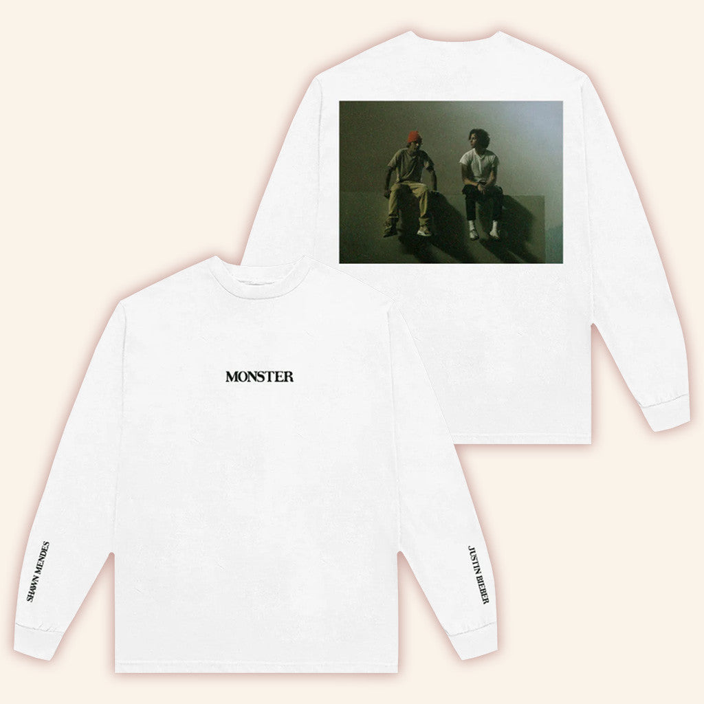Justin Bieber Merch Monster Long Sleeve T-Shirt Gift Ideas For Fans Justin Bieber Merch Monster Long Sleeve T-Shirt Gift Ideas For Fans