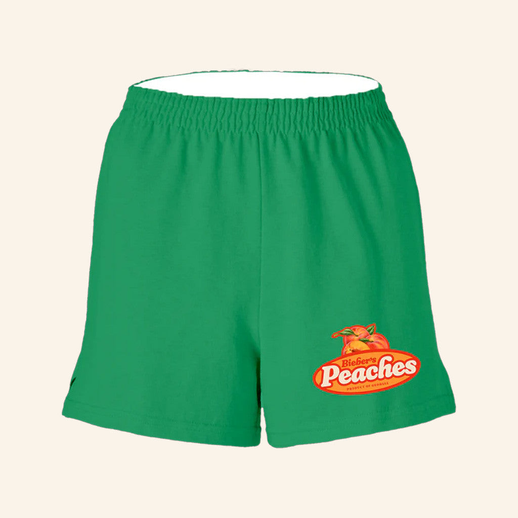 Justin Bieber Merch Peaches Green Shorts Gift Ideas For Fans Justin Bieber Merch Peaches Green Shorts Gift Ideas For Fans