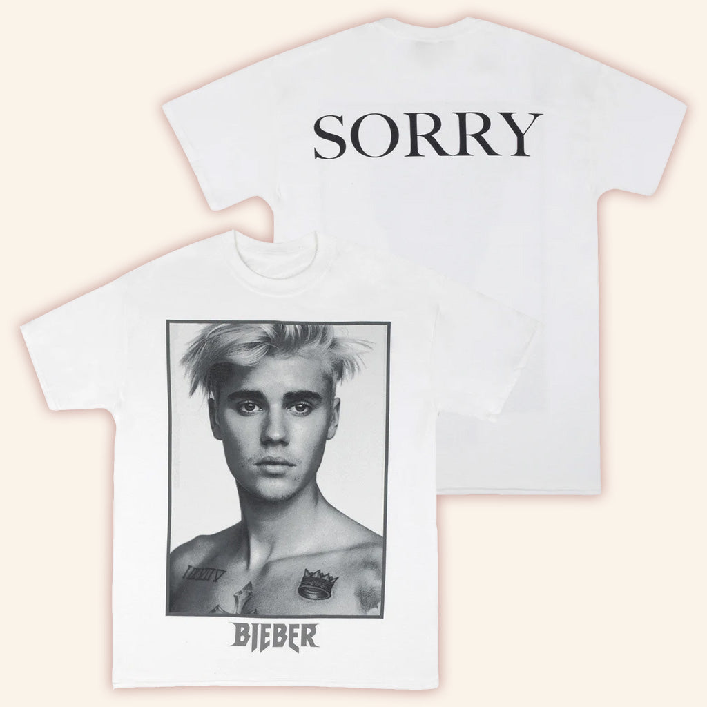 Justin Bieber Merch Purpose Sorry T-Shirt Birthday Gift For Husband