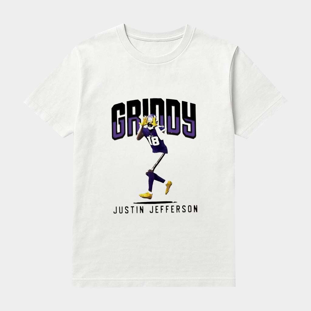Justin Jefferson Griddy T-Shirt Justin Jefferson Merch Best Gifts For Football Fans