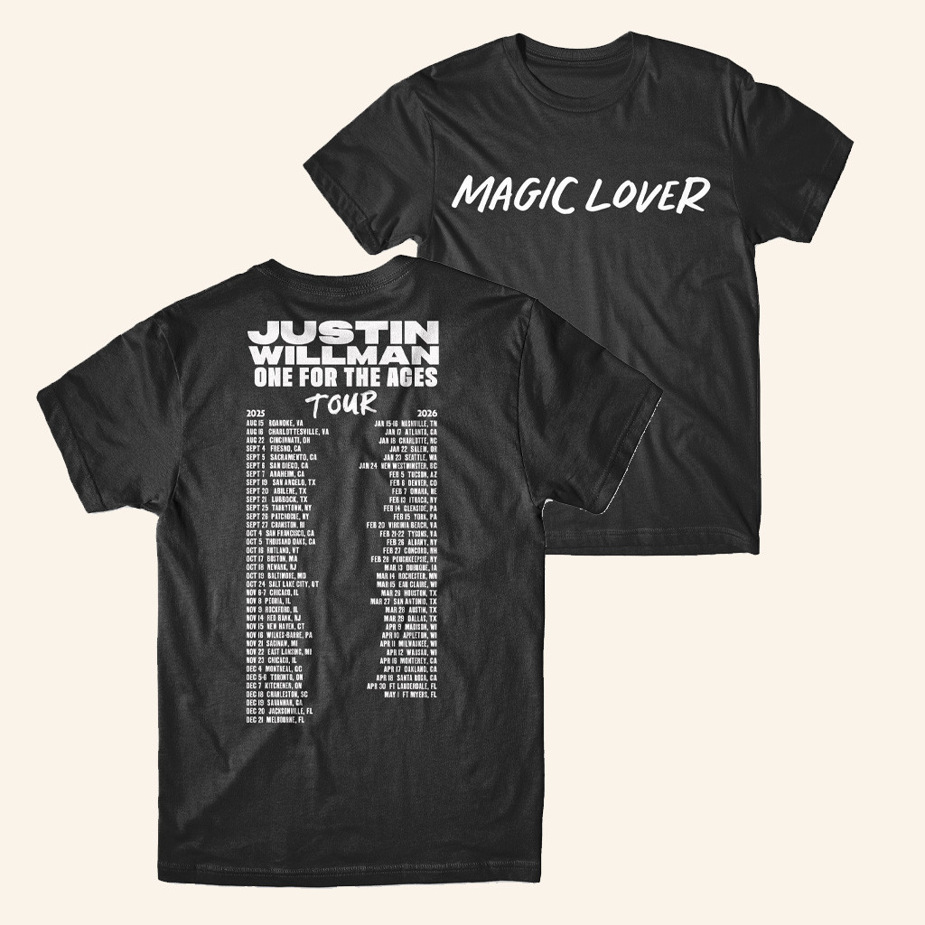 Justin Willman Merch One For The Ages Tour Magic Lover T-Shirt Gifts For Son