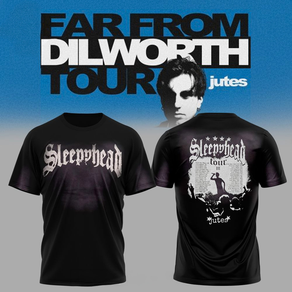 Jutes Sleepyhead Tour T-Shirt Jutes Sleepyhead Merch Music Lover Gifts For Him