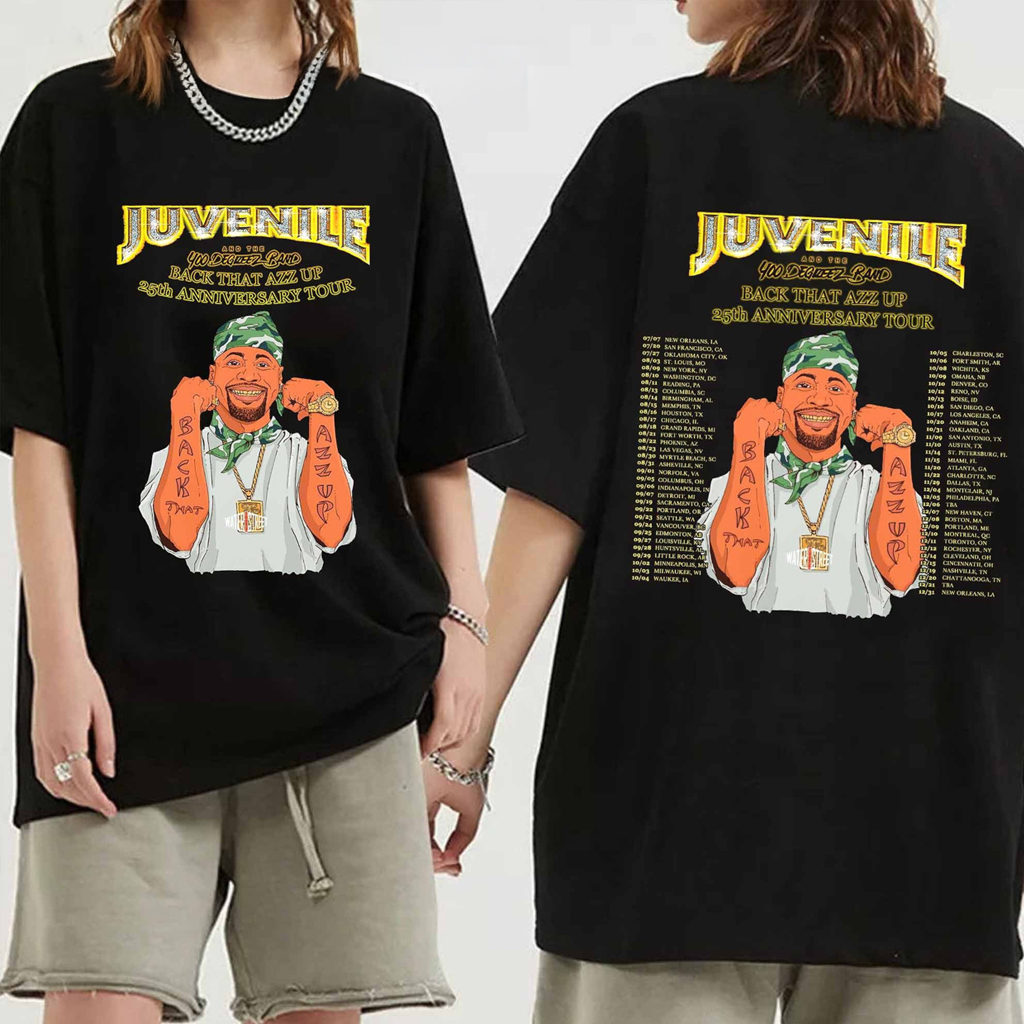 Juvenile 25th Anniversary Tour Shirt Juvenile Merch Gift Ideas For Rap Lovers Juvenile 25th Anniversary Tour Shirt Juvenile Merch Gift Ideas For Rap Lovers