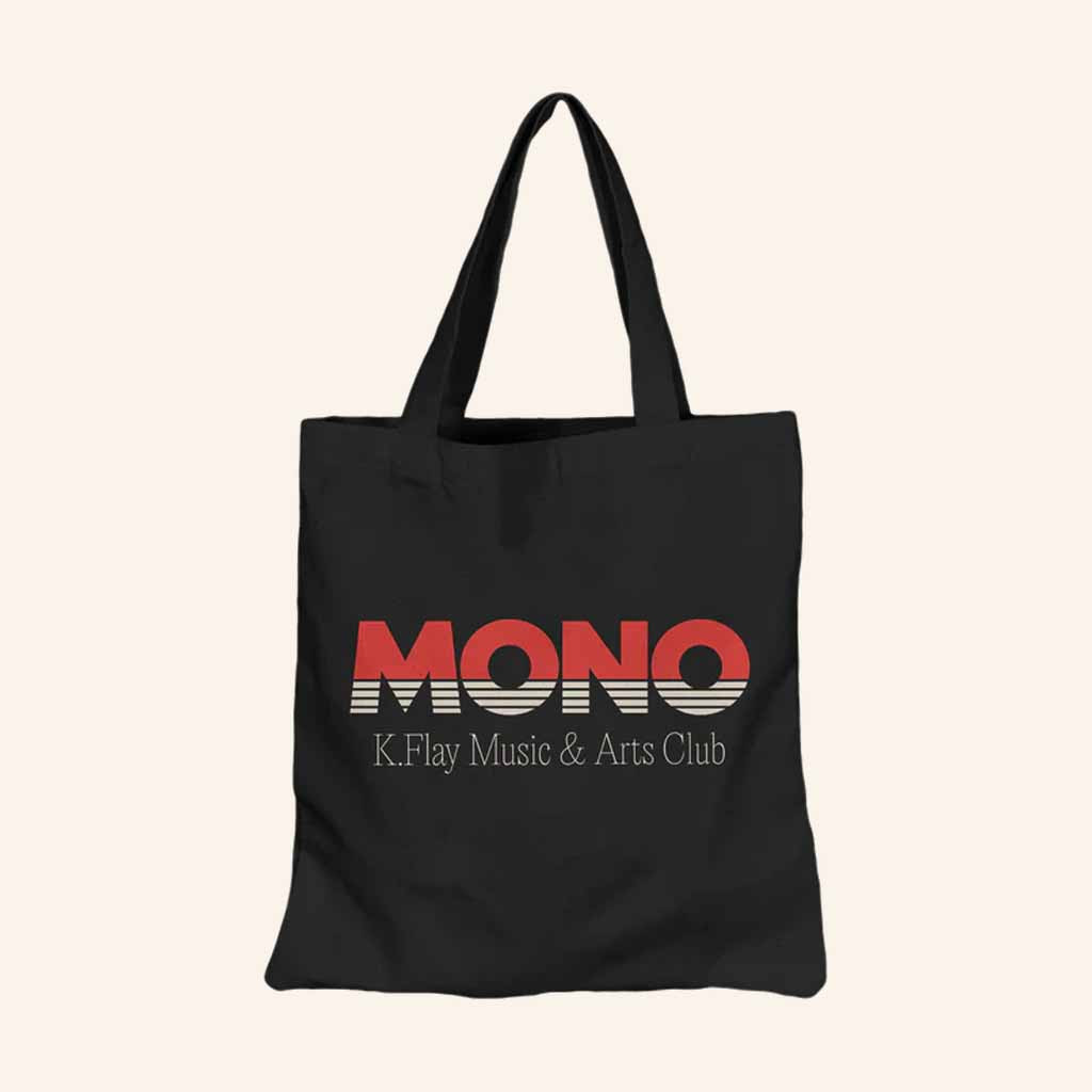 K Flay Merch MONO Music And Arts Club Tote Bag Wife Christmas Gift Ideas K Flay Merch MONO Music And Arts Club Tote Bag Wife Christmas Gift Ideas
