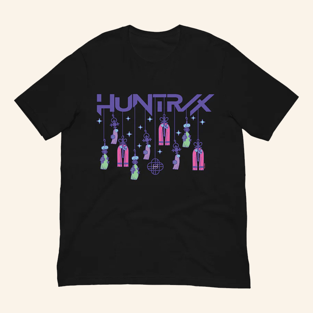 K Pop Demon Hunters Merch HUNTRX Holiday Charms T-Shirt Birthday Gift For Son
