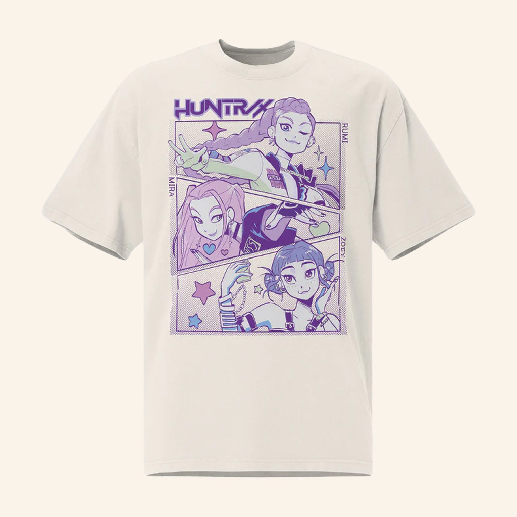 K Pop Demon Hunters Merch HUNTRX T-Shirt Best Gifts For Daughter K Pop Demon Hunters Merch HUNTRX T-Shirt Best Gifts For Daughter