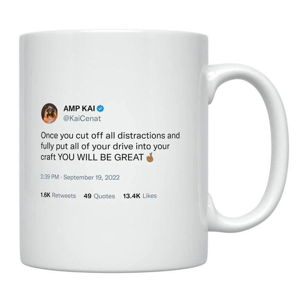Kai Cenat Merch AMP Kai Quote Mug Good Fathers Day Gifts
