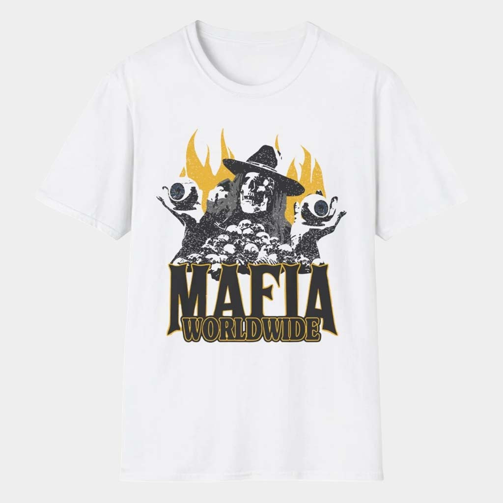 Kai Cenat Merch Kai Cenat Skulls On Fire T-Shirt Fan Apparel Gifts For Son