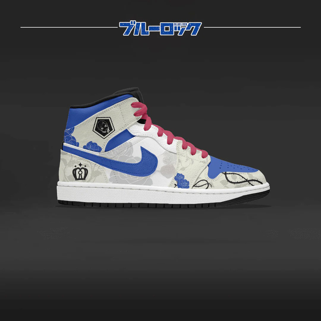 Kaiser Blue Lock Anime Air Jordan High Top Shoes Gifts For Anime Lovers