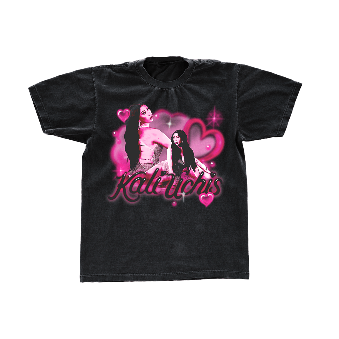 Kali Uchis Merch RMIV West Coast Tour Black Airbrush T-Shirt Father'sDay Present Ideas Kali Uchis Merch RMIV West Coast Tour Black Airbrush T-Shirt Father'sDay Present Ideas