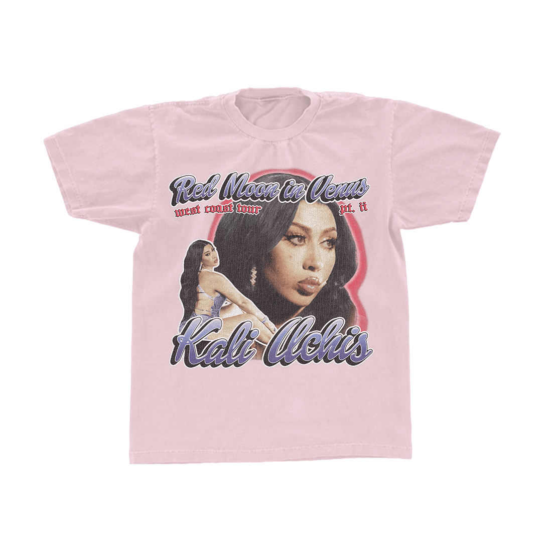 Kali Uchis Merch RMIV West Coast Tour Pink T-Shirt Thoughtful Mother's Day Gifts