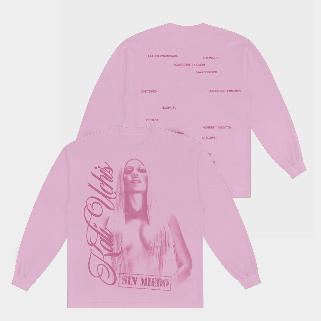 Kali Uchis Merch Sin Miedo Anniversary Long Sleeve Shirt Unique Gifts For Music Fans
