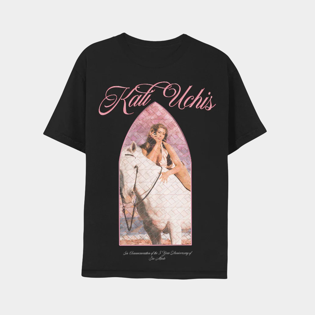 Kali Uchis Merch Sin Miedo Black T-Shirt Presents For Music Lovers