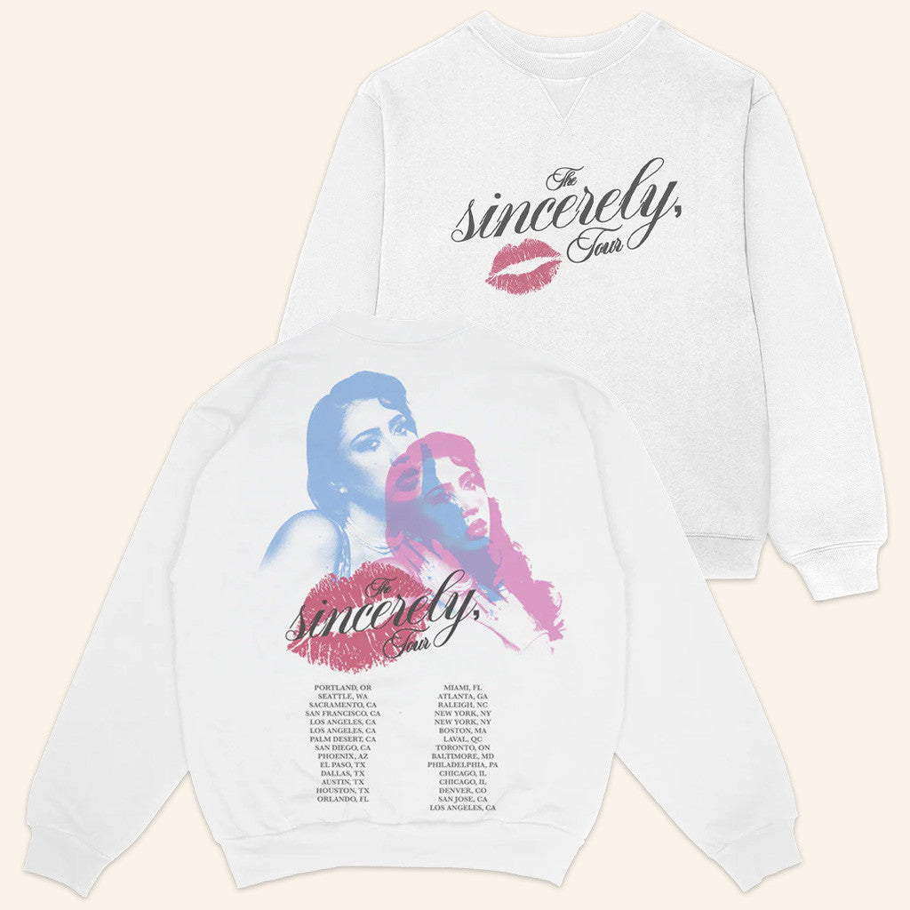 Kali Uchis Merch Sincerely Tour Crewneck Sweatshirt Gifts For Girlfriend Kali Uchis Merch Sincerely Tour Crewneck Sweatshirt Gifts For Girlfriend