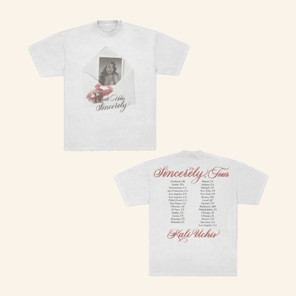 Kali Uchis Merch Sincerely Tour Envelope T-Shirt Presents For Music Lovers Kali Uchis Merch Sincerely Tour Envelope T-Shirt Presents For Music Lovers