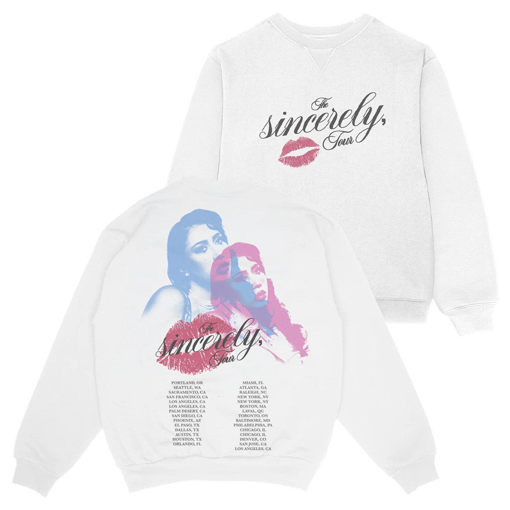 Kali Uchis Tour Merch 2025 Sincerely Tour Crewneck Sweatshirt Gifts For Her