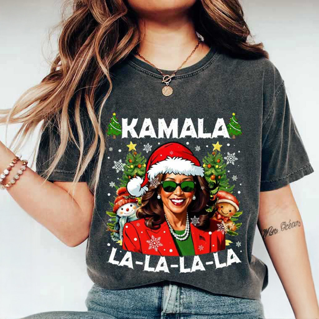 Kamala Harris Christmas Shirt Funny Holiday Political T-Shirt Christmas Gifts For Mom Kamala Harris Christmas Shirt Funny Holiday Political T-Shirt Christmas Gifts For Mom