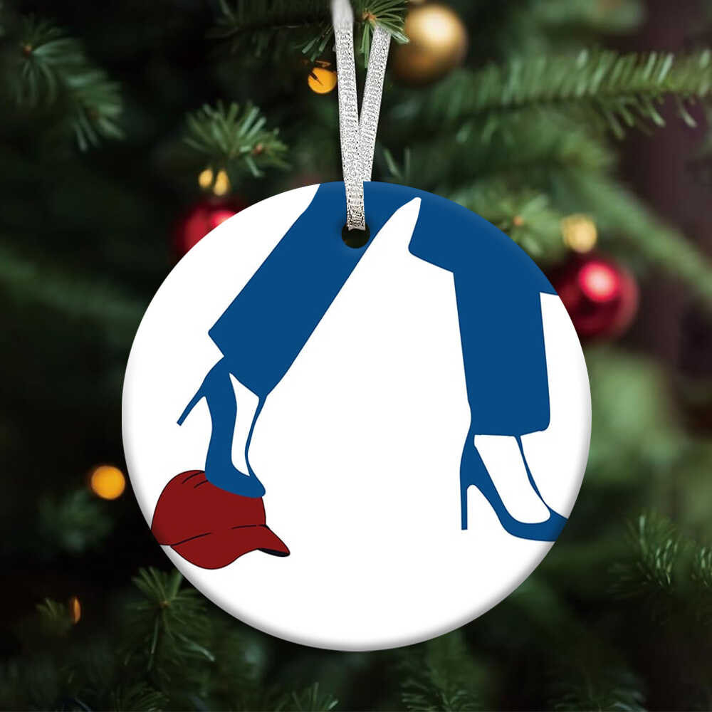 Kamala Harris Ornament Kamala For President 2024 Political Campaign Christmas Ornament