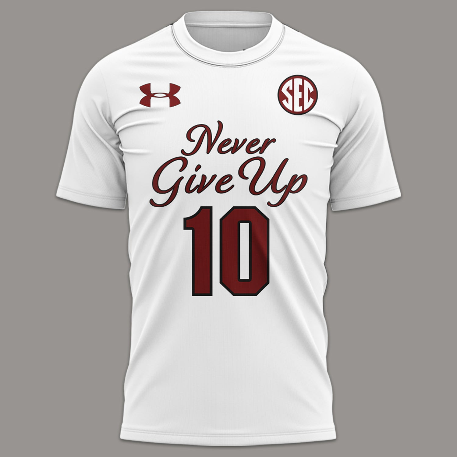Kamilla Cardoso SC Gamecocks Women's Basketball Never Go T-Shirt Number 10 Fan Merch